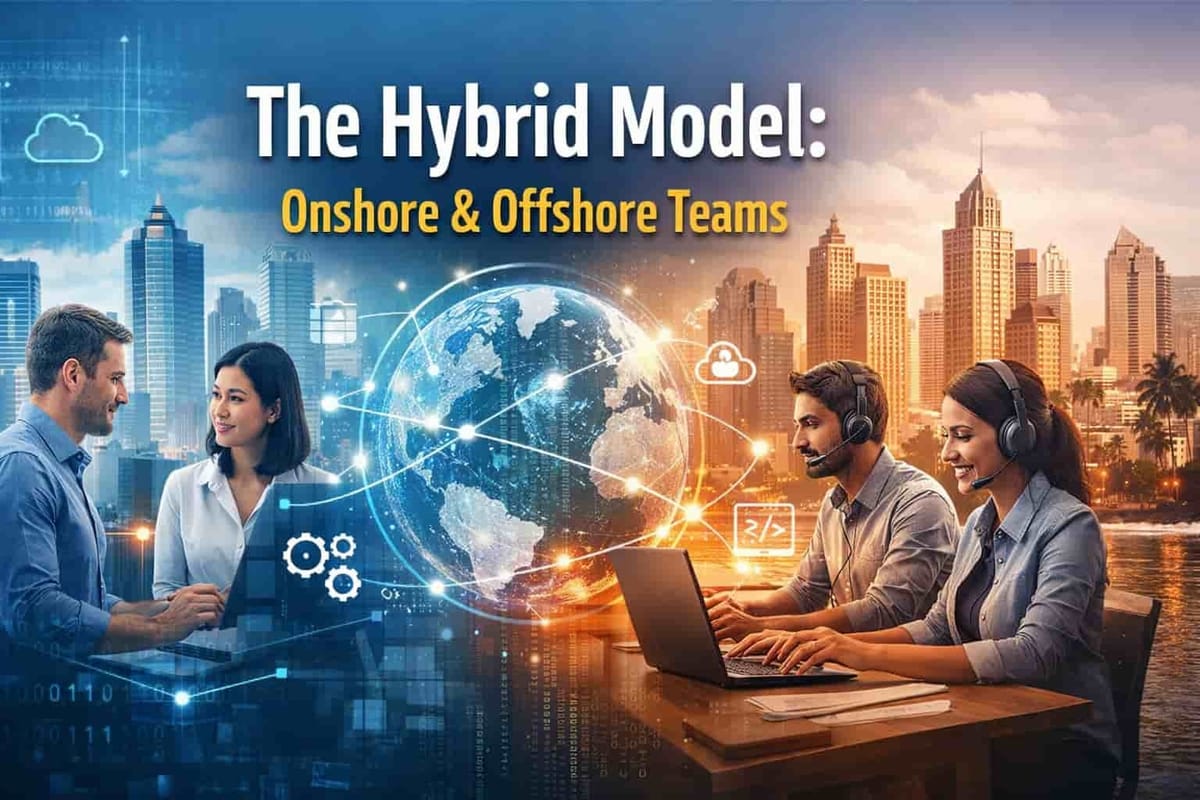 The Hybrid Model: Why Companies Combine Onshore and Offshore Teams
